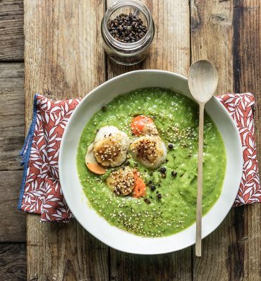 Crema di broccoli e capesante