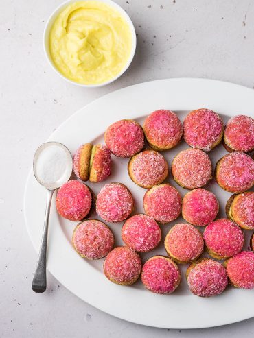 Pesche romagnole con crema