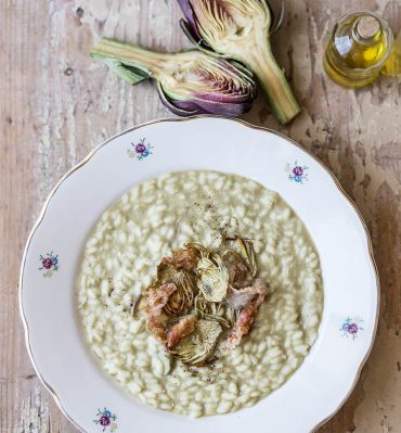 Risotto con i carciofi