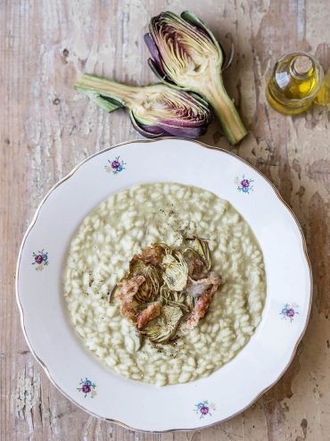 Risotto con i carciofi