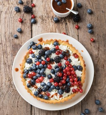 Crostata con frolla alle nocciole