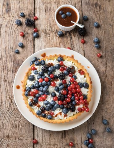Crostata con frolla alle nocciole