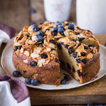 Torta ricotta e mirtilli