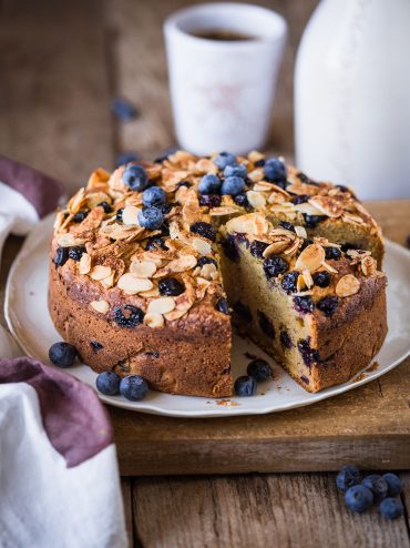 Torta ricotta e mirtilli