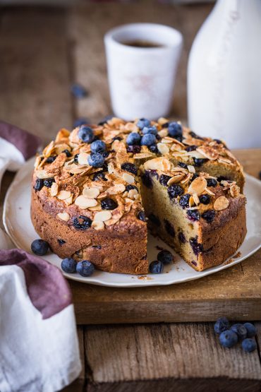 Torta ricotta e mirtilli