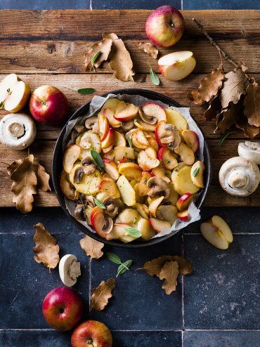 Patate, champignon e mele abbondanza