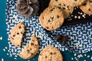 Biscotti ai fiocchi d'avena e cioccolato