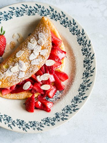 omelette soufflée con le fragole