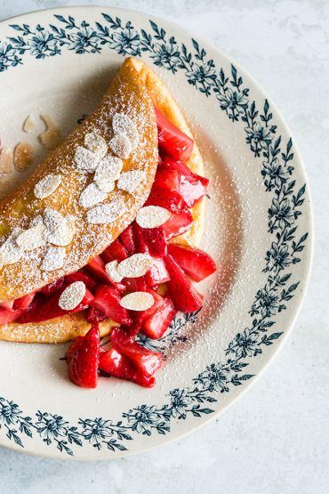 omelette soufflée con le fragole