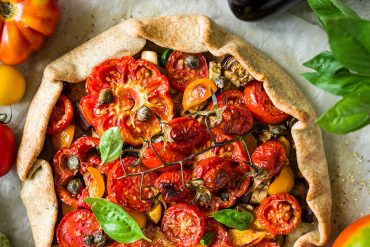 Galette pomodori e melanzane