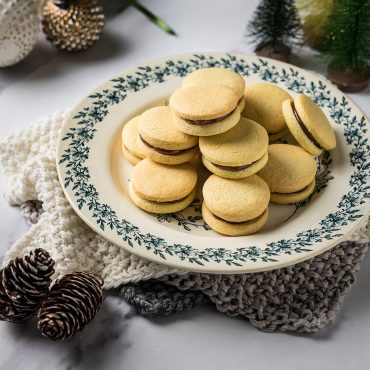 Alfajores con dulce de leche