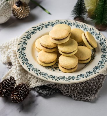 Alfajores con dulce de leche