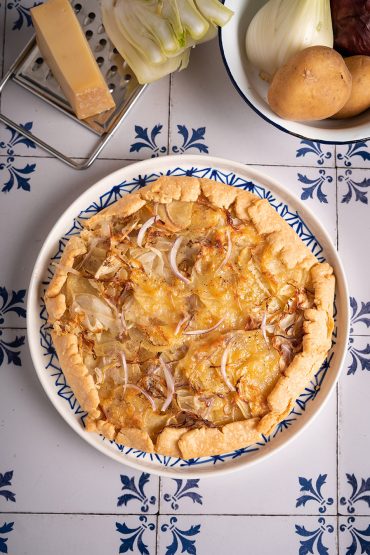 Galette finocchi patate cipolla e fontina