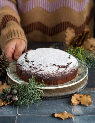 Torta castagne e cacao