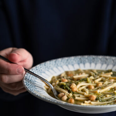 Pasta ceci e verza